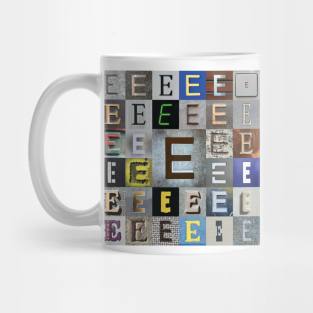 Nick's Type Art: E Mug